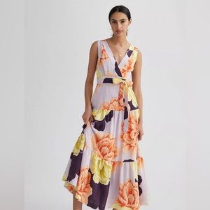 Anthropologie Maeve Floral Wrap Maxi Dress - Size 6